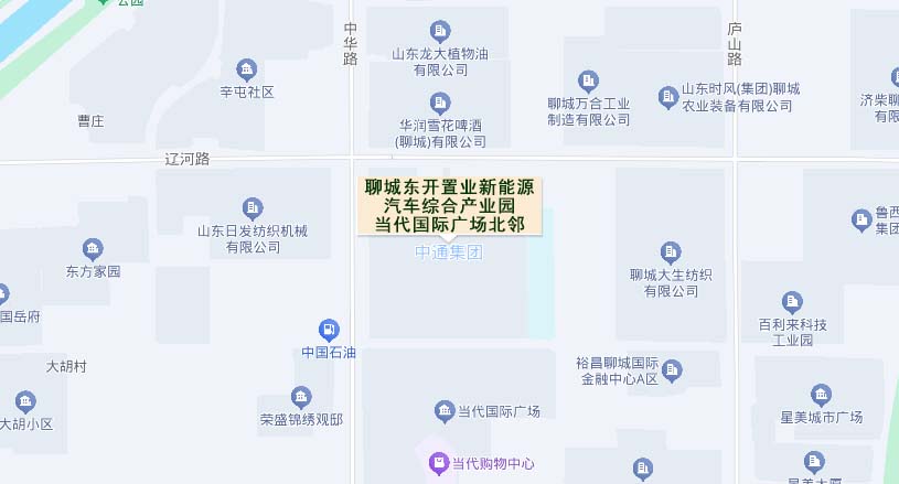 聊城家博会交通路线地图